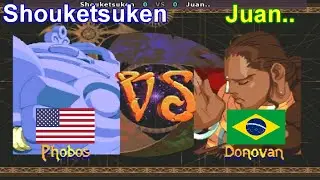 Vampire Savior 2: The Lord of Vampire - Shouketsuken vs Juan..