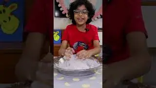 How to make artificial snow at home #shorts #snow #makesnowathome #kidsscienceexperiment