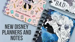 NEW 2022 Villainous Classic Vertical Happy Planner & Disney Notebook Flip Throughs | Villains Minnie