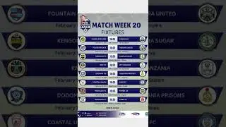 Ratiba ya mechi mzunguko wa 20 ligi kuu ya NBC