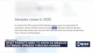 Kansas measles outbreak raises questions for parents of children too young for vaccine