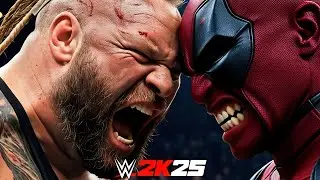 Брок Леснар против Дэдпула &ndash; решающая битва в клетке &laquo;Ад в клетке&raquo; | WWE 2K25