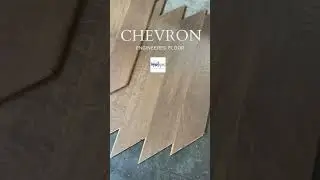 Introducing chevron engineered floor!