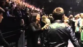 Noel Gallagher has a dance with Ali Hewson at U2 London gig