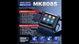 Review: Autel Scanner MaxiCOM MK808S: 2024 Bidirectional Tool as MK808BT Pro