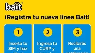Tutorial como vincular tu l&iacute;nea m&oacute;vil al nuevo sistema con tu CURP e INE para Bait M&eacute;xico #bait 