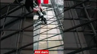 Building Stair reinforcement rebar bending techniques with a  novel device bender#innovation