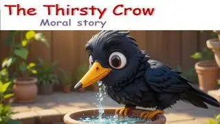 “The Thirsty Crow | Moral Story for Kids in English | Bedtime Stories with Lessons