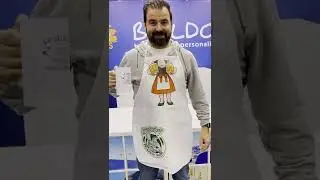 Personalised apron with sublimation printing #Oktoberfest #Short