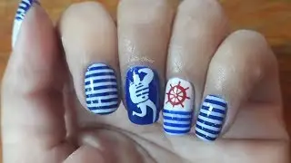 #VagaShop Dise&ntilde;o de u&ntilde;as N&aacute;utico #NailTube