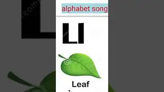L for 🌿 Leaf#alphabet #trending #viral #shorts