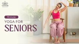 Easy Yoga for Senior Citizens | Seated Exercises for Older Adults | Chair Yoga |15-Min