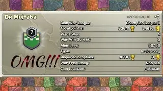 Dr Mujtaba #NO.1 CLAN ///Hacker OR ??? 😱😱😱 CLASH OF CLANS BY US SOLVERS