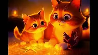 Heartwarming Cat Story🐾 | Kitten Overcomes Fear by Chasing Light Ball