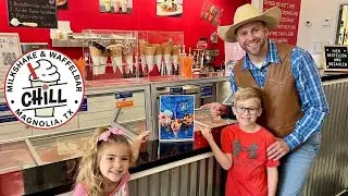 Cowboy Jack und die Kids drehen bei Milchshakes in der Chill Milkshake & Waffle Bar richtig auf!