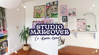 STUDIO VLOG | studio makeover + tour ♡