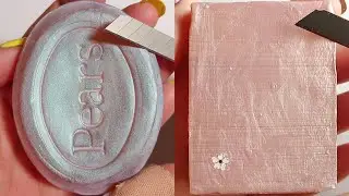 Soap Carving ASMR Relaxing Sounds no talking Satisfying ASMR Video #soapcarving #carvingsoap #acmp