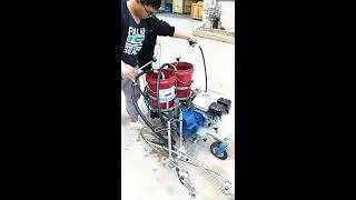 HB 3400-II two components road marking machine
