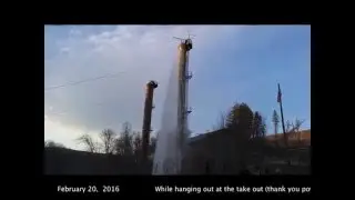 Bulls Bridge Powerplant blows it's stack