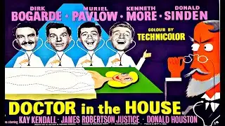 Doctor in The House 1954 Dirk Bogarde, Kenneth More, Muriel Pavlow, Donald Sinden, Kay Kendall
