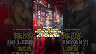 Penyanyi Indonesia ini lebih mirip penyanyi asli lagu Golden Kpop Demon Hunters #kpop #shorts