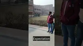 student expectation vs reality 😂 😂😂 #minivlog #campus #jeemains #nsut #nsit #shorts #youtubeshorts