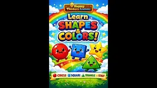 🌈 Learn Shapes & Colors | Fun Kids Learning 🎨