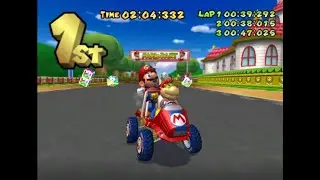 Mario Kart Double Dash!! | 150cc Flower Cup (Bowser Jr & Mario)