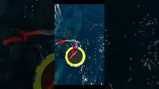 GTA 5 OP Water Ragdolls With TRAMPOLINE  Spiderman JumpFail - OMG MOMENT