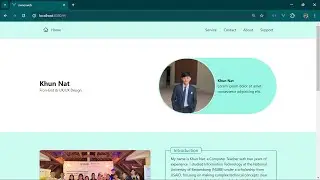Personal website || Vue 3 + Tailwind css