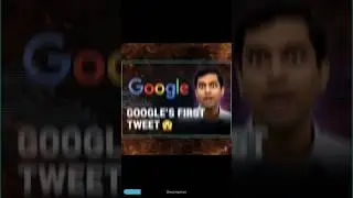 Google&rsquo;s First Tweet Was SHOCKING 😳 #science #shorts #usa #america