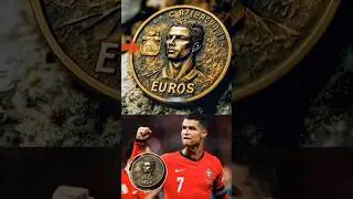 Portugal's Cristiano Ronaldo Commemorative Coin #ronaldo