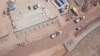 Walters plant and operators  setting off to work on Bardon Hill Extension
