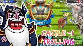 Castle Crush 🔥 Giant Valkyrie Trolling In Castle 1 🔥 Funny SWAPPING By Valkyrie