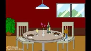 DAVID toons in the haunted house