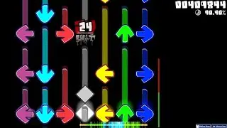 FNF EXTRA KEY AVERAGE (LNT BEAT 7.84 STARS RANK MAP!!!)
