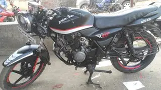 #discover sticker modification # matt black sticker 🔥 radium work 😇discover125cc #viral #shorts