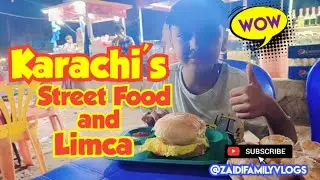 Street Food Enjoy kiya || Gol Gappey || Ande wala Burger || Limca 😋