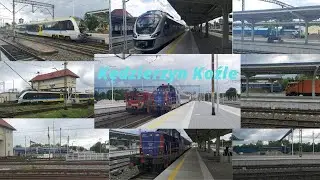 Spora składanka pociągów ze stacji Kędzierzyn Koźle [ ET22, ST44, 6Dg, PKP InterCity, PolRegio]
