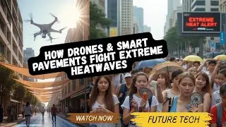 Heatwave Hero Drones Save Lives with SMART Pavements