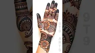 10 Easy & simple karwa chauth mehndi design | Mehandi ka design | Mehndi design | mehendi | 9T9 Arts