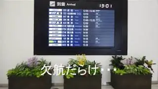 2020年5月の鹿児島空港 なかなか見れない鹿児島空港。