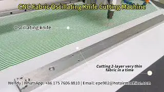 CNC Fabric Oscillating Knife Cutting Machine | PE XLPE PU Foam Cutting Machine