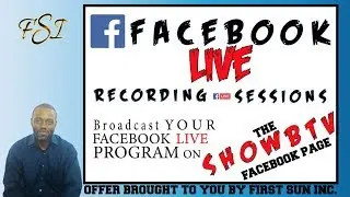 FACEBOOK LIVE RECORDING SESSIONS