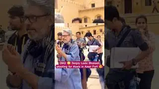 OMG 😳 Sanjay Leela Bhansali shooting for Movie in Amer Fort 🤩