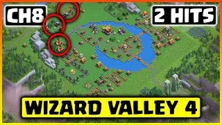Wizard Valley Level 4 Attack Strategy | How to 3 Star Wizard Valley Level 4 | CH8 | (Clash of Clans)