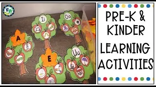 PRE-K & KINDERGARTEN LEARNING ACTIVITIES (Sept/Oct 2022)