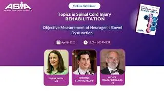 TSCIR 4/8/2026 Webinar: Objective Measurement of Neurogenic Bowel Dysfunction