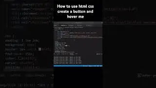 How to use HTML CSS Create a yellow Button Hover me #Shorts #programer #Coding video