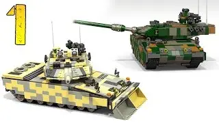 How To Build Lego LEOPARD 2 A7 (PART 1)